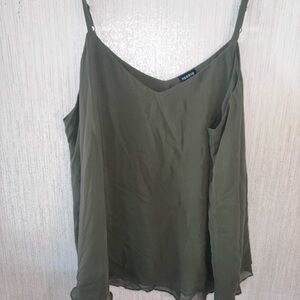 Torrid Olive Camisole Top